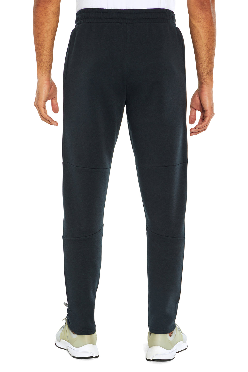 Balance Collection For Men Damian Jogger, alternate angle view, showing visible design features and texture of the soft knit fabric.. #color_black