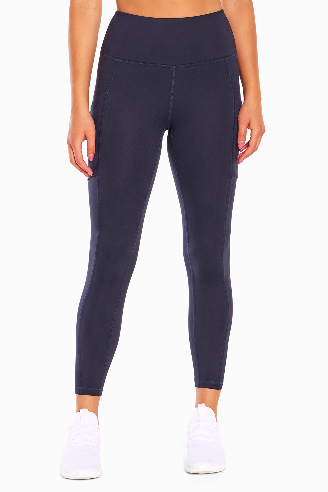 Balance Athletica, Pants & Jumpsuits, Balance Athletica Vitality Channel  Pant Ribbed High Rise Legging Sapphire