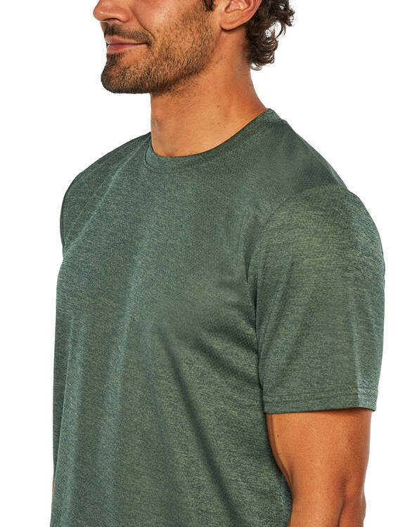 Balance Collection For Men Base Tee, alternate angle view, showing visible design features and texture of the soft knit fabric.. 