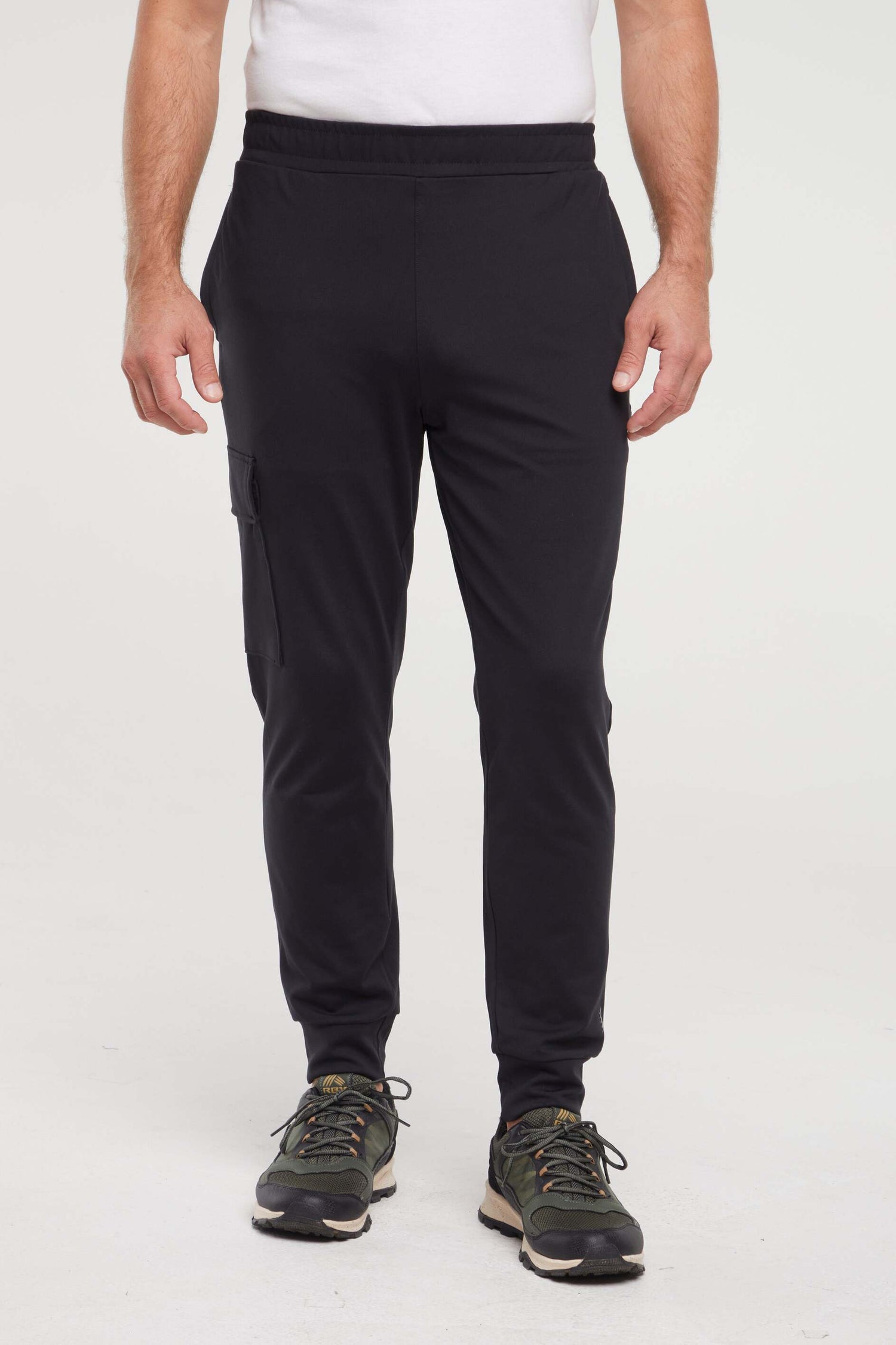 Balance Collection For Men Benjamin Jogger, alternate angle view, showing visible design features and texture of the soft knit fabric.. 