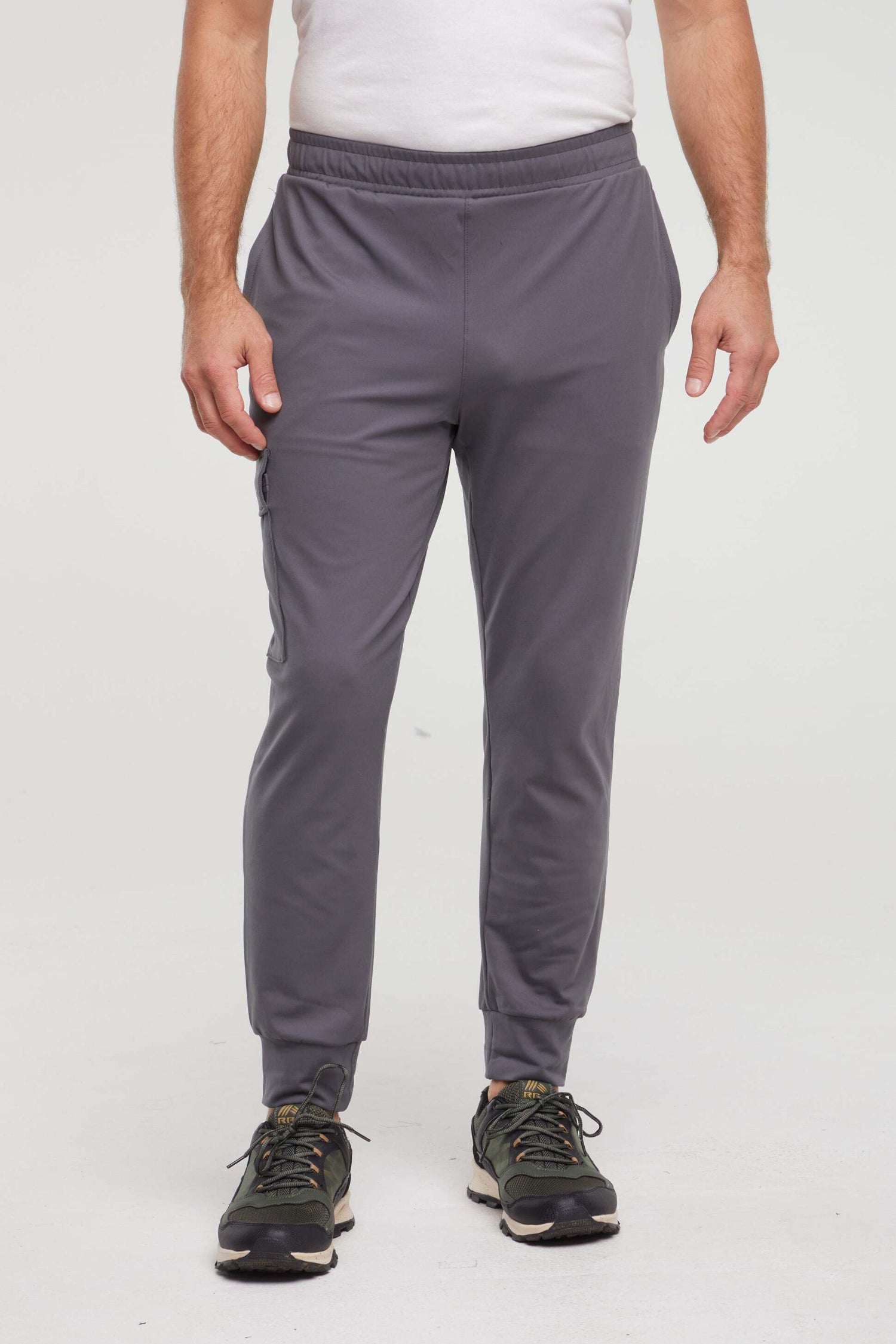 Balance Collection For Men Benjamin Jogger, alternate angle view, showing visible design features and texture of the soft knit fabric.. 