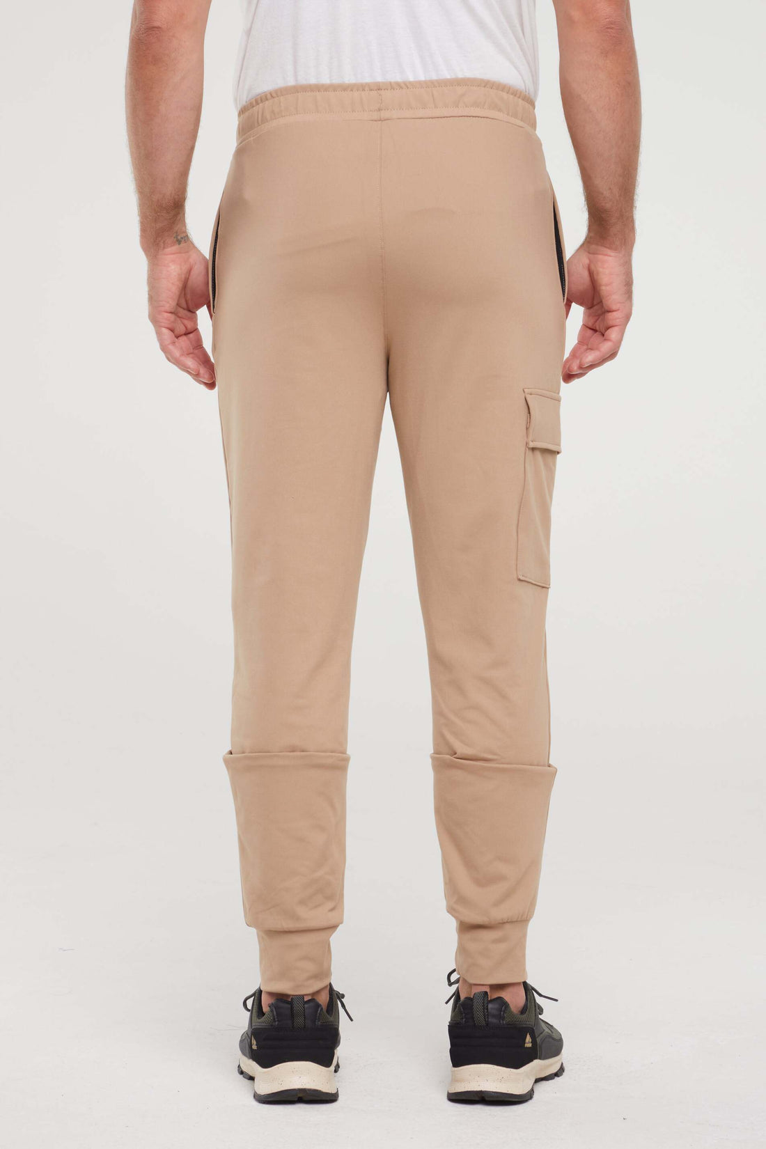 Balance Collection For Men Benjamin Jogger, alternate angle view, showing visible design features and texture of the soft knit fabric.. 