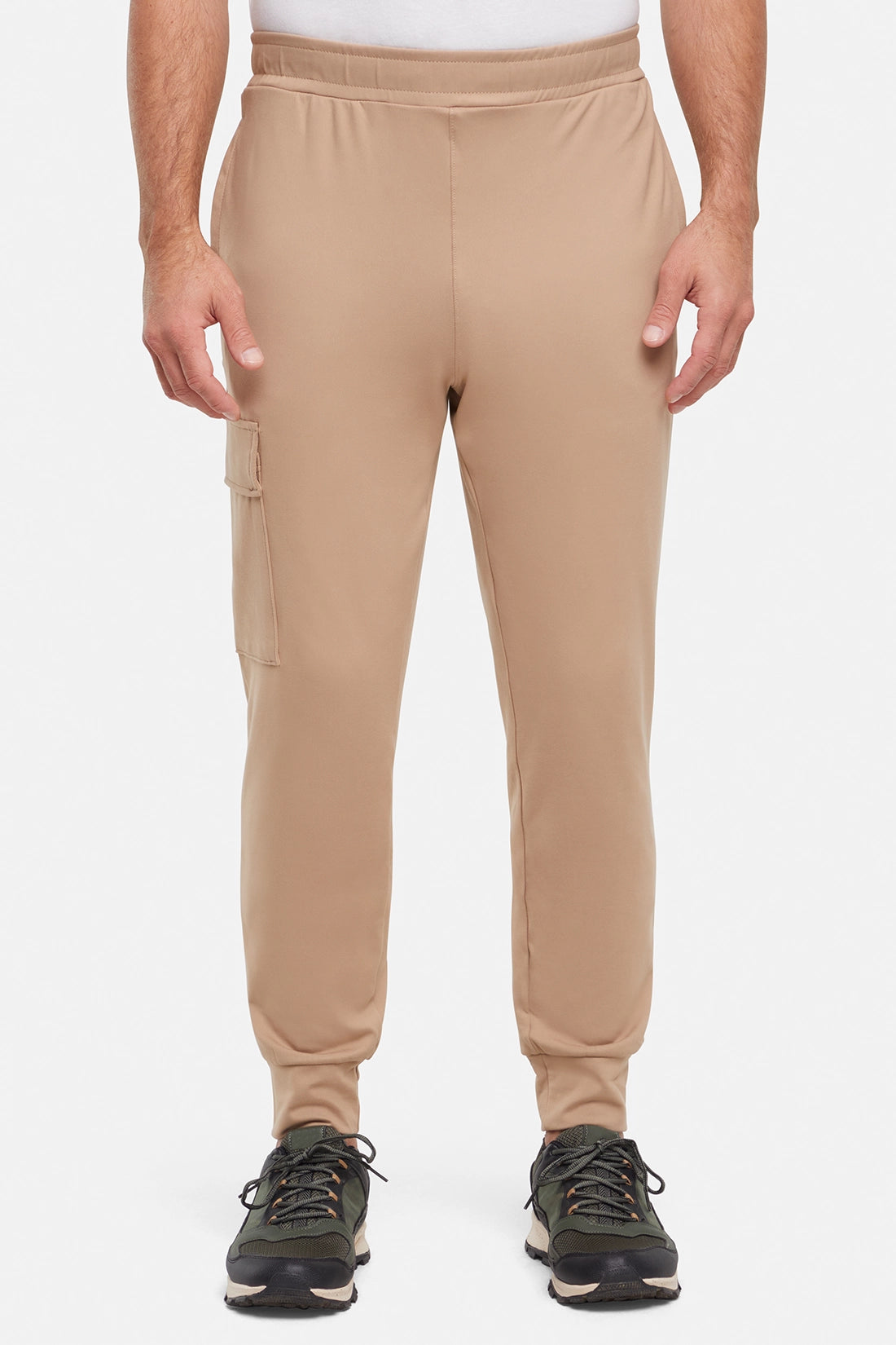 Balance Collection For Men Benjamin Jogger, alternate angle view, showing visible design features and texture of the soft knit fabric.. 