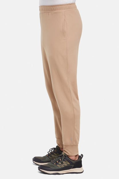 Balance Collection For Men Benjamin Jogger, alternate angle view, showing visible design features and texture of the soft knit fabric.. 