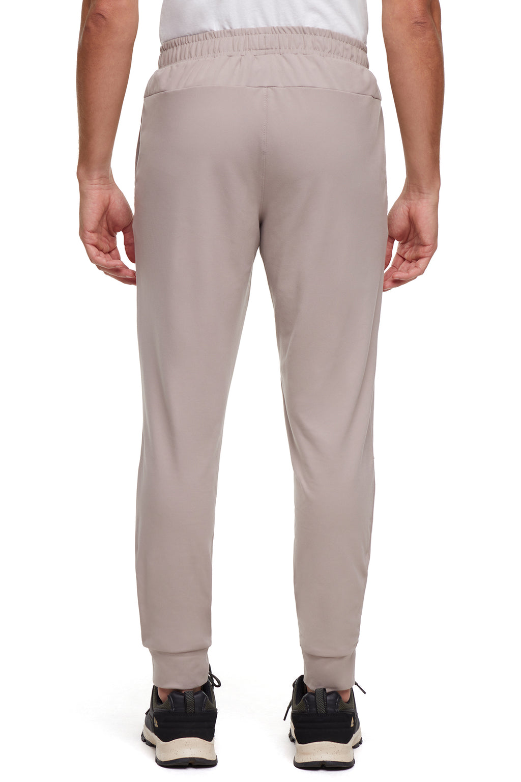 Balance Collection For Men Hector Jogger, alternate angle view, showing visible design features and texture of the soft knit fabric.. #color_moon-rock