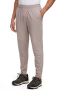 Balance Collection For Men Hector Jogger, alternate angle view, showing visible design features and texture of the soft knit fabric.. #color_moon-rock