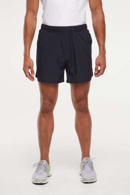 Balance Collection For Men Miguel Short, alternate angle view, showing visible design features and texture of the soft knit fabric.. 