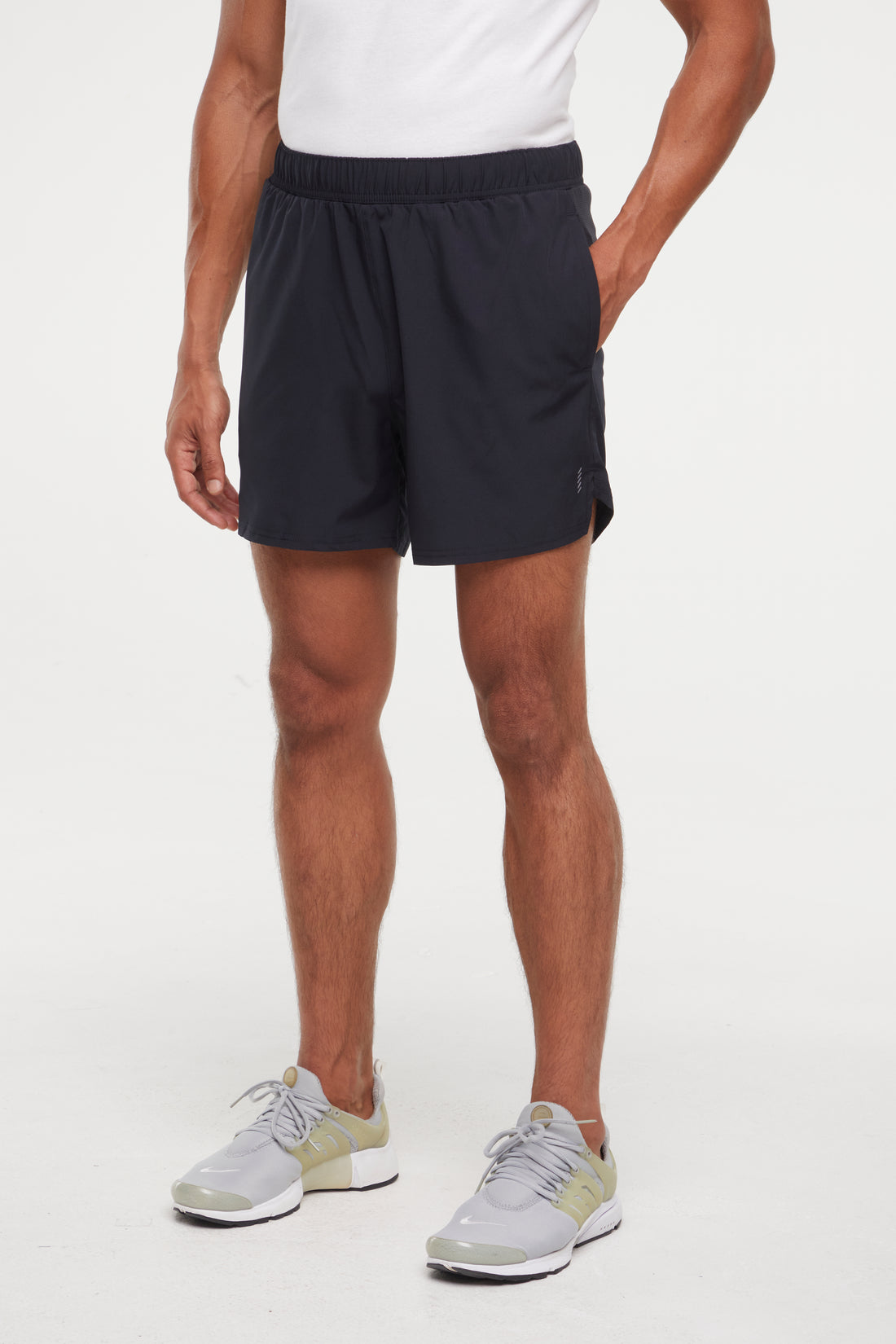 Balance Collection For Men Miguel Short, front view, showing visible design features and texture of the soft knit fabric..
