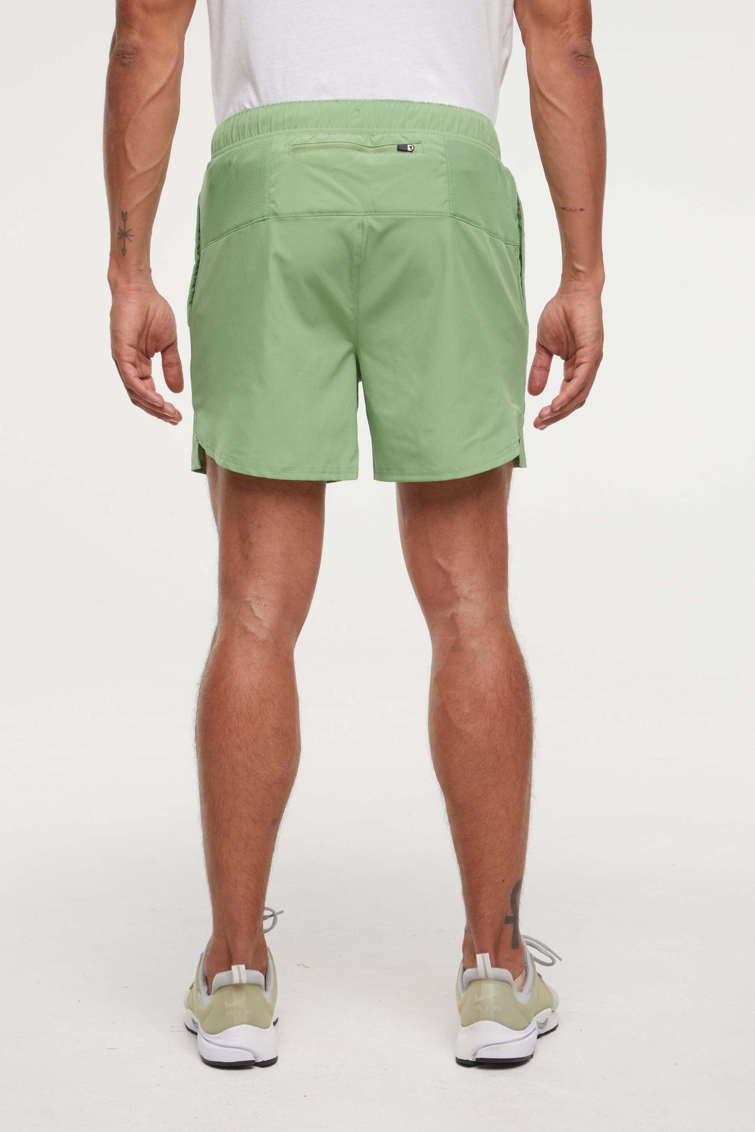 Balance Collection For Men Miguel Short, alternate angle view, showing visible design features and texture of the soft knit fabric.. 
