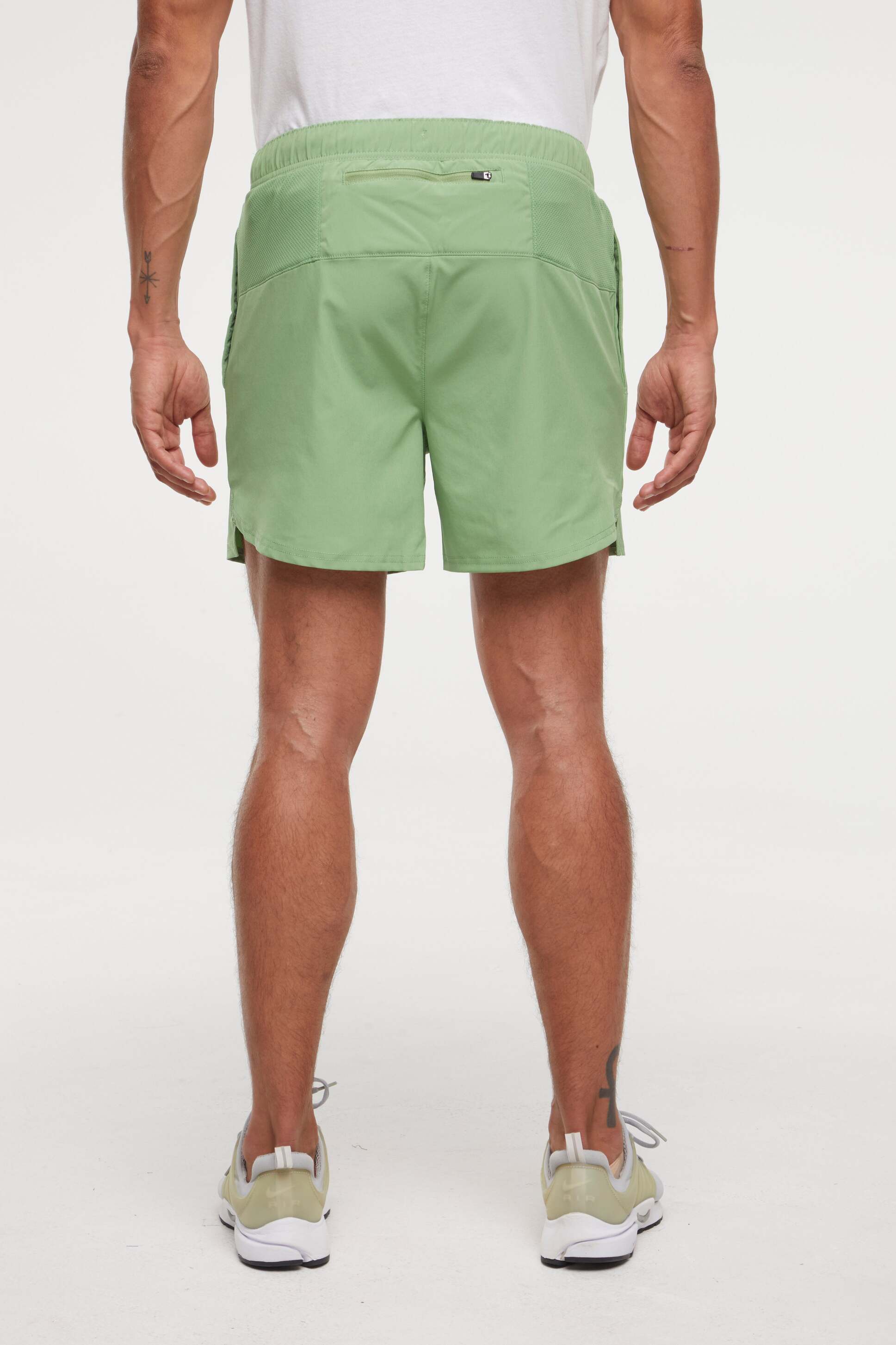 Balance Collection For Men Miguel Short, alternate angle view, showing visible design features and texture of the soft knit fabric.. 