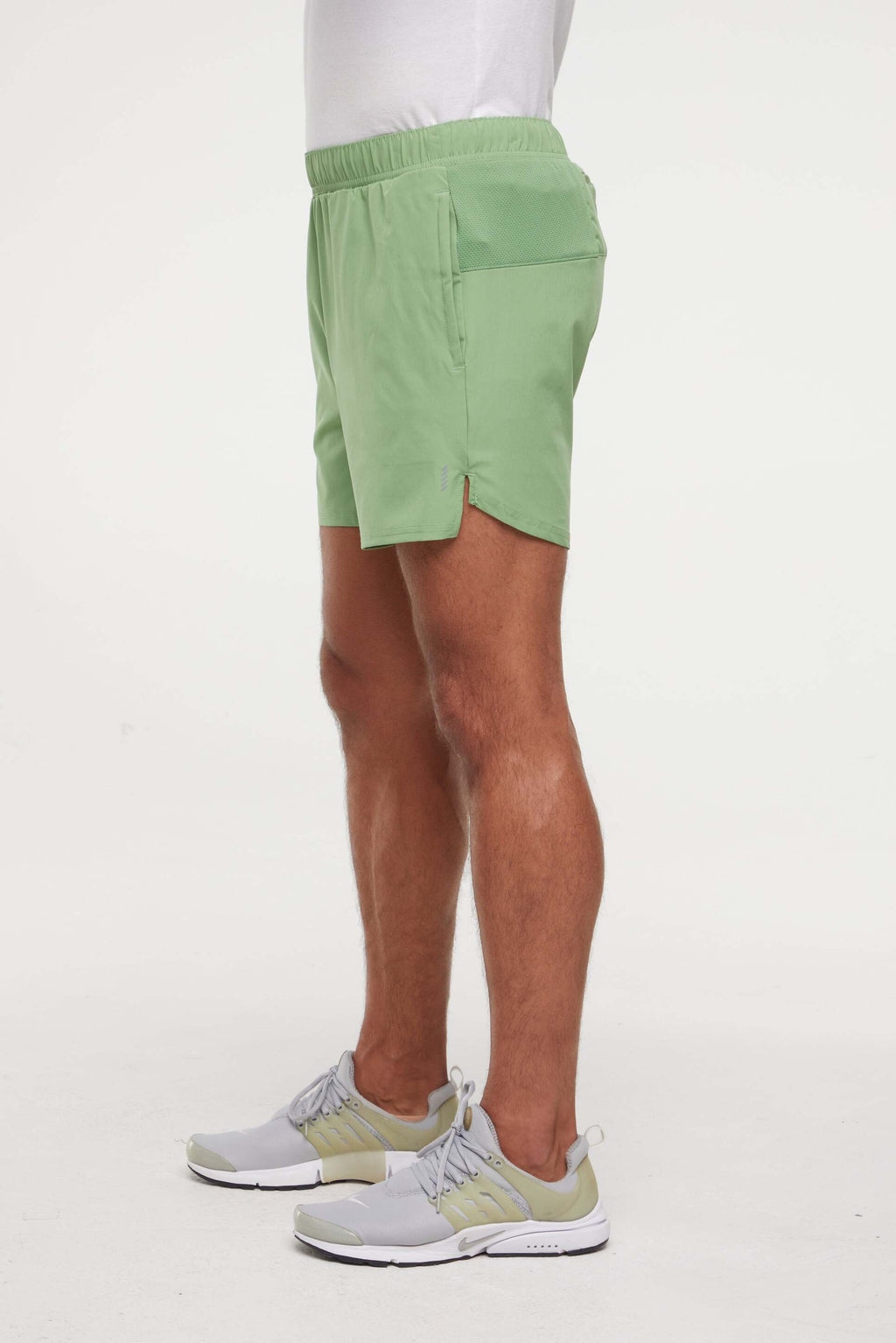Balance Collection For Men Miguel Short, alternate angle view, showing visible design features and texture of the soft knit fabric.. #color_kashmir