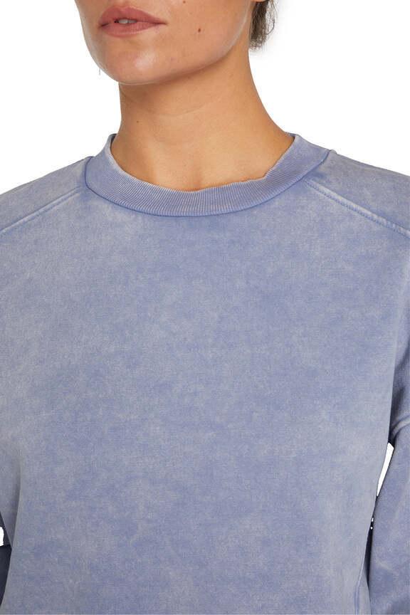 Balance Collection Max Sweatshirt, alternate angle view, showing visible design features and texture of the soft knit fabric.. 