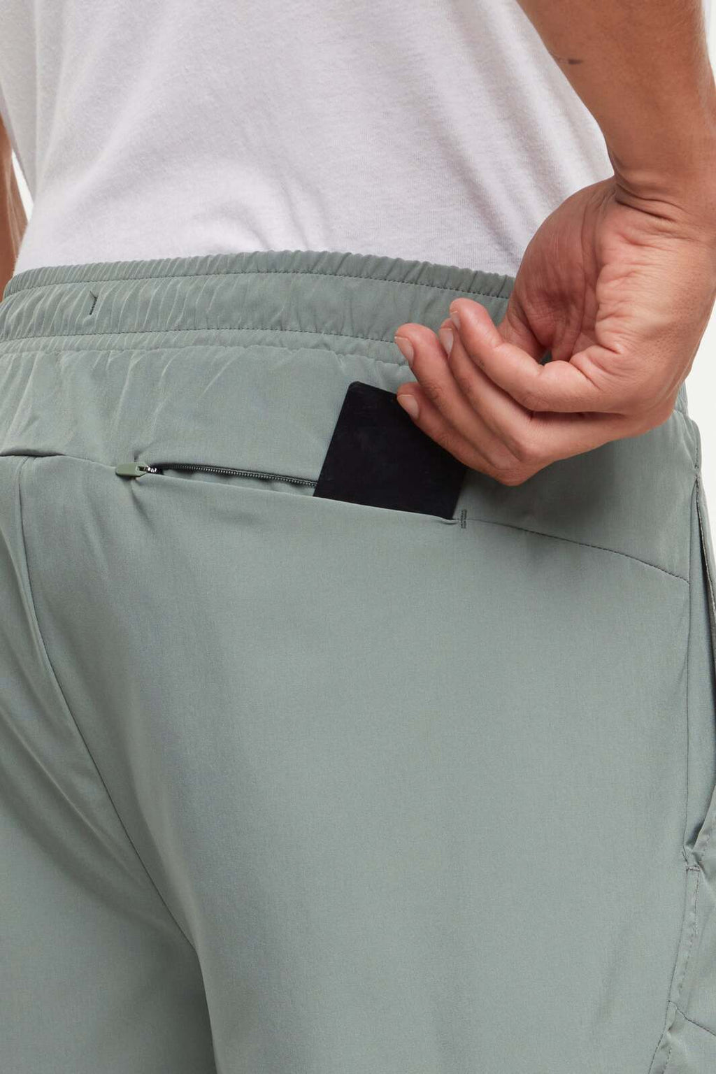 Balance Collection For Men Pablo Short, alternate angle view, showing visible design features and texture of the soft knit fabric.. #color_laurel-wreath