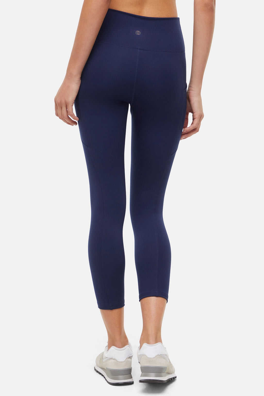 Balance Collection Easy Eclipse Side Pocket Mid Calf Capri - Peacoat