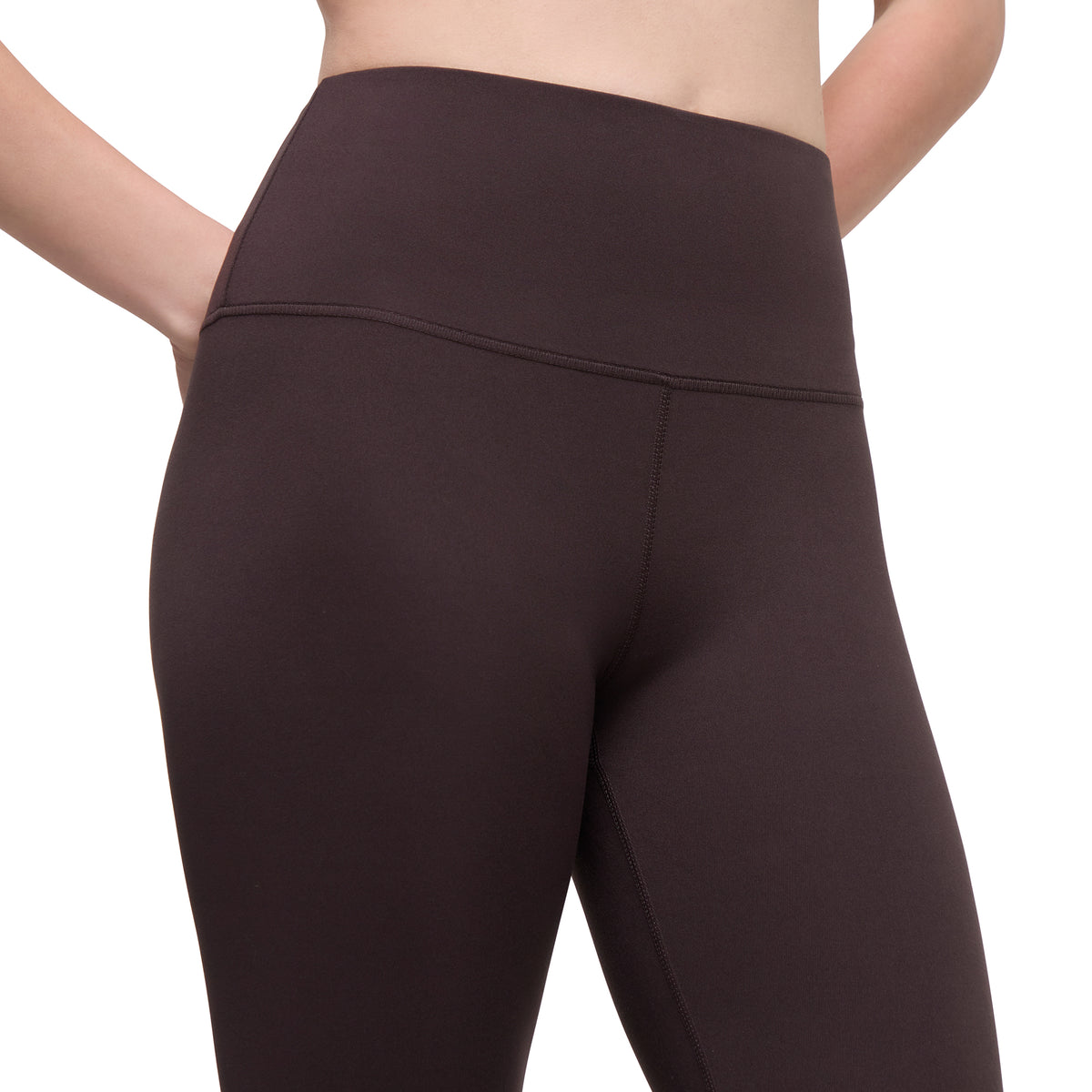 Balance Collection Basic High-Rise Tummy Control Legging - Black Coffee