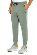 Balance Collection For Men Willow Jogger, alternate angle view, showing visible design features and texture of the soft knit fabric.. #color_heather-sage