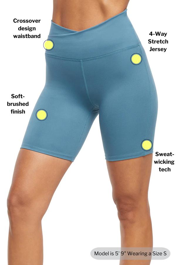 Lotus Zen Bermuda - Tapestry, back view, showing visible design features and texture of the soft knit fabric.. 