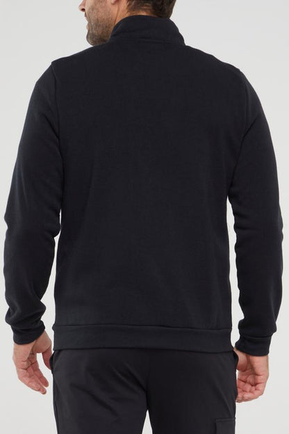 Balance Collection For Men Ace Fleece Jacket, alternate angle view, showing visible design features and texture of the smooth woven fabric.. 