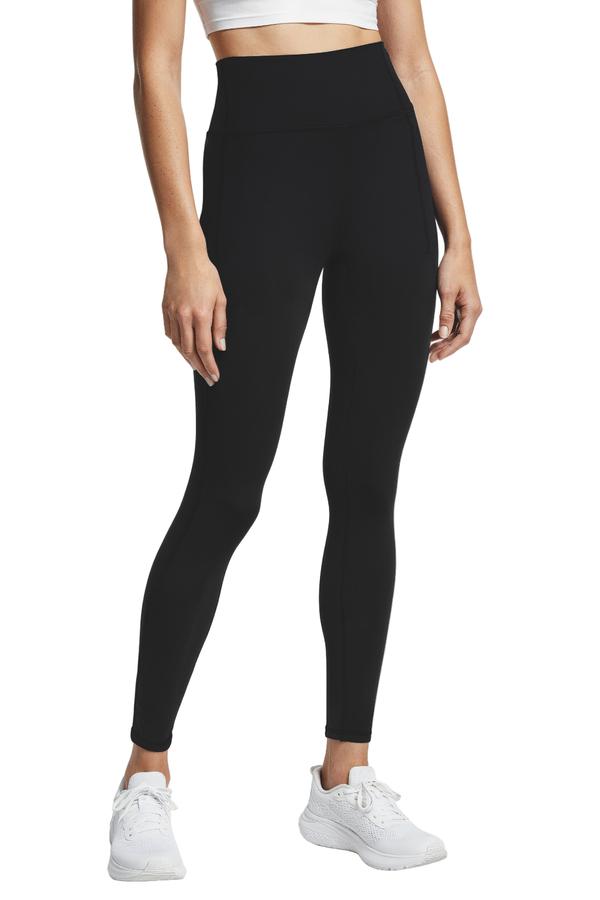 Balance Collection Sophia Side Pocket Legging, close-up view of fabric and stitching, showing visible design features and texture of the stretch..