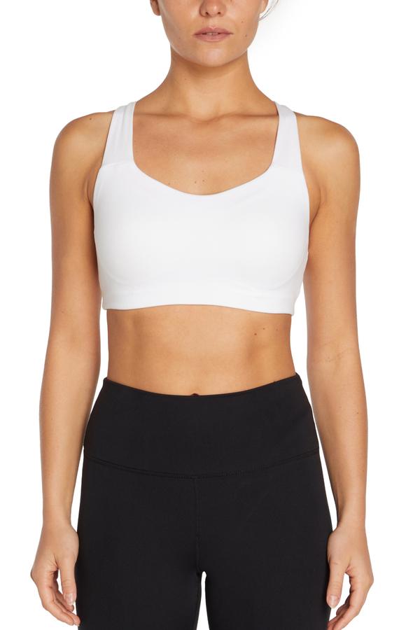 Willow Molded Bra, front view, showing visible design features and texture of the soft knit fabric.. 