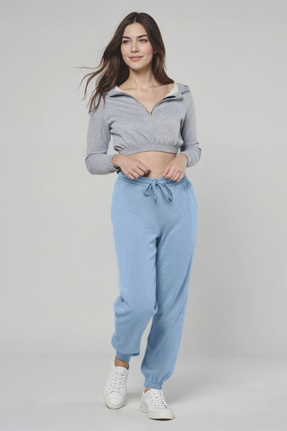 Camila Jogger, alternate angle view, showing visible design features and texture of the soft knit fabric.