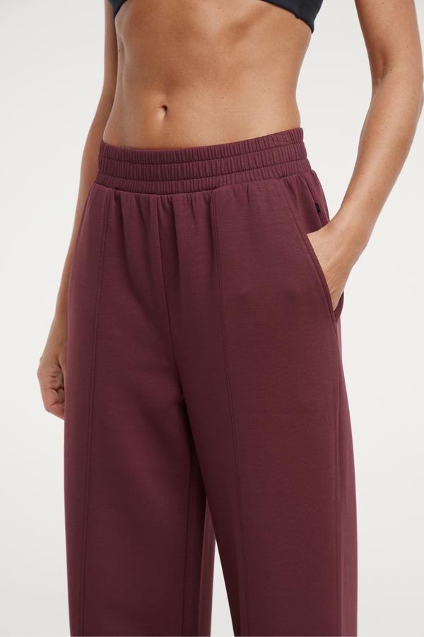 Sage Wide Leg Pant, back view, showing visible design features and texture of the durable stretch fabric.. #color_fig