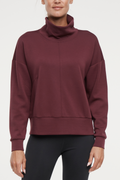 Sage Knit Pullover, front view, showing visible design features and texture of the soft knit fabric.. #color_fig