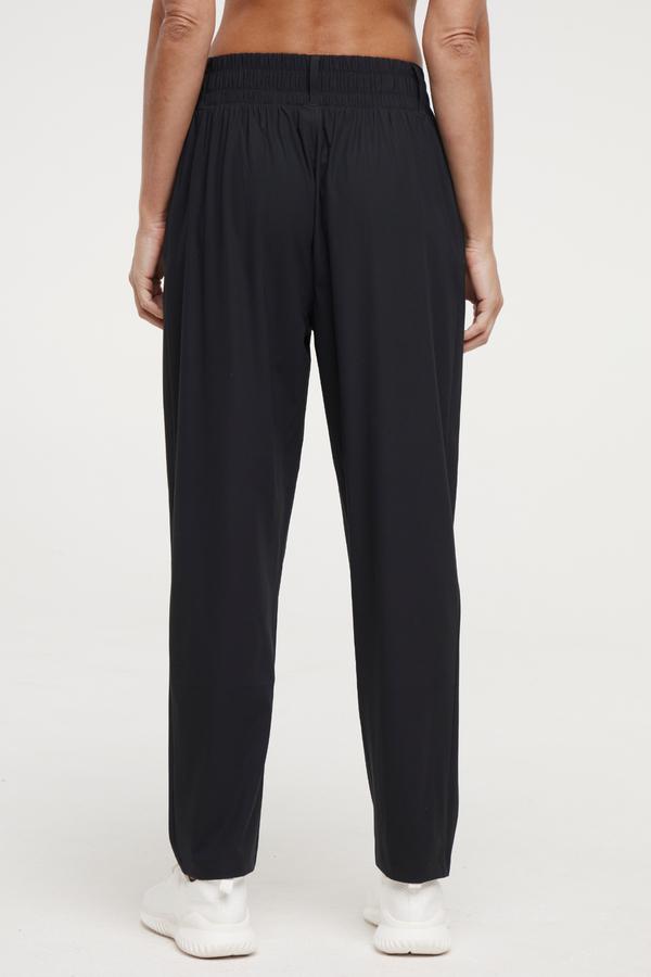 Nori Tapered Pant, alternate angle view, showing visible design features and texture of the durable stretch fabric.. 