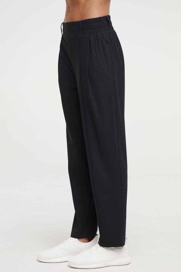 Nori Tapered Pant, alternate angle view, showing visible design features and texture of the durable stretch fabric.. 