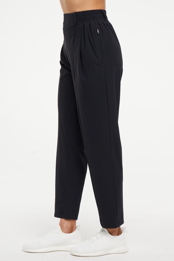 Nori Tapered Pant, alternate angle view, showing visible design features and texture of the durable stretch fabric.. 