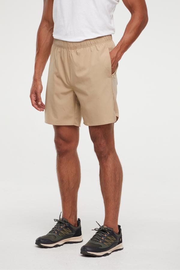 Balance Collection For Men Freddie Short, alternate angle view, showing visible design features and texture of the soft knit fabric.. 