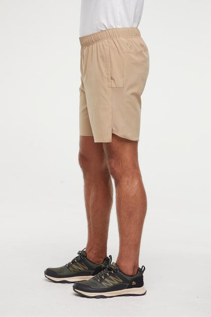 Balance Collection For Men Freddie Short, alternate angle view, showing visible design features and texture of the soft knit fabric.. 