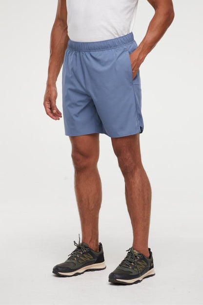 Balance Collection For Men Freddie Short, alternate angle view, showing visible design features and texture of the soft knit fabric.. 