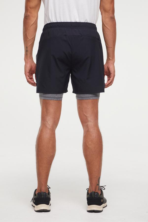 Balance Collection For Men Pablo Short, alternate angle view, showing visible design features and texture of the soft knit fabric.. 