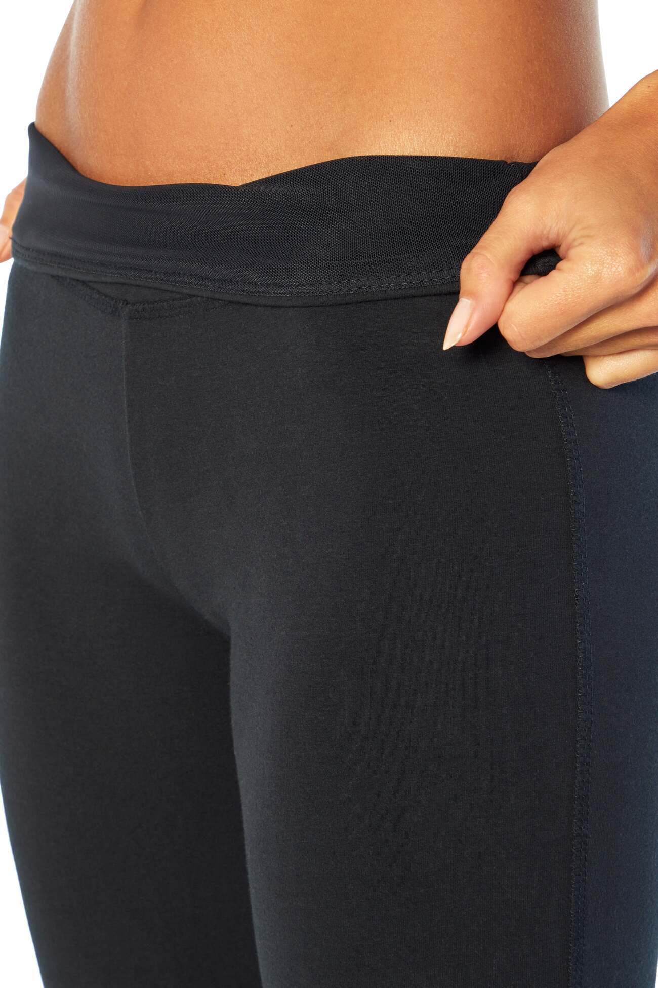 Zoey High-Rise Tummy Control Capris – Moisture-Wicking Cotton