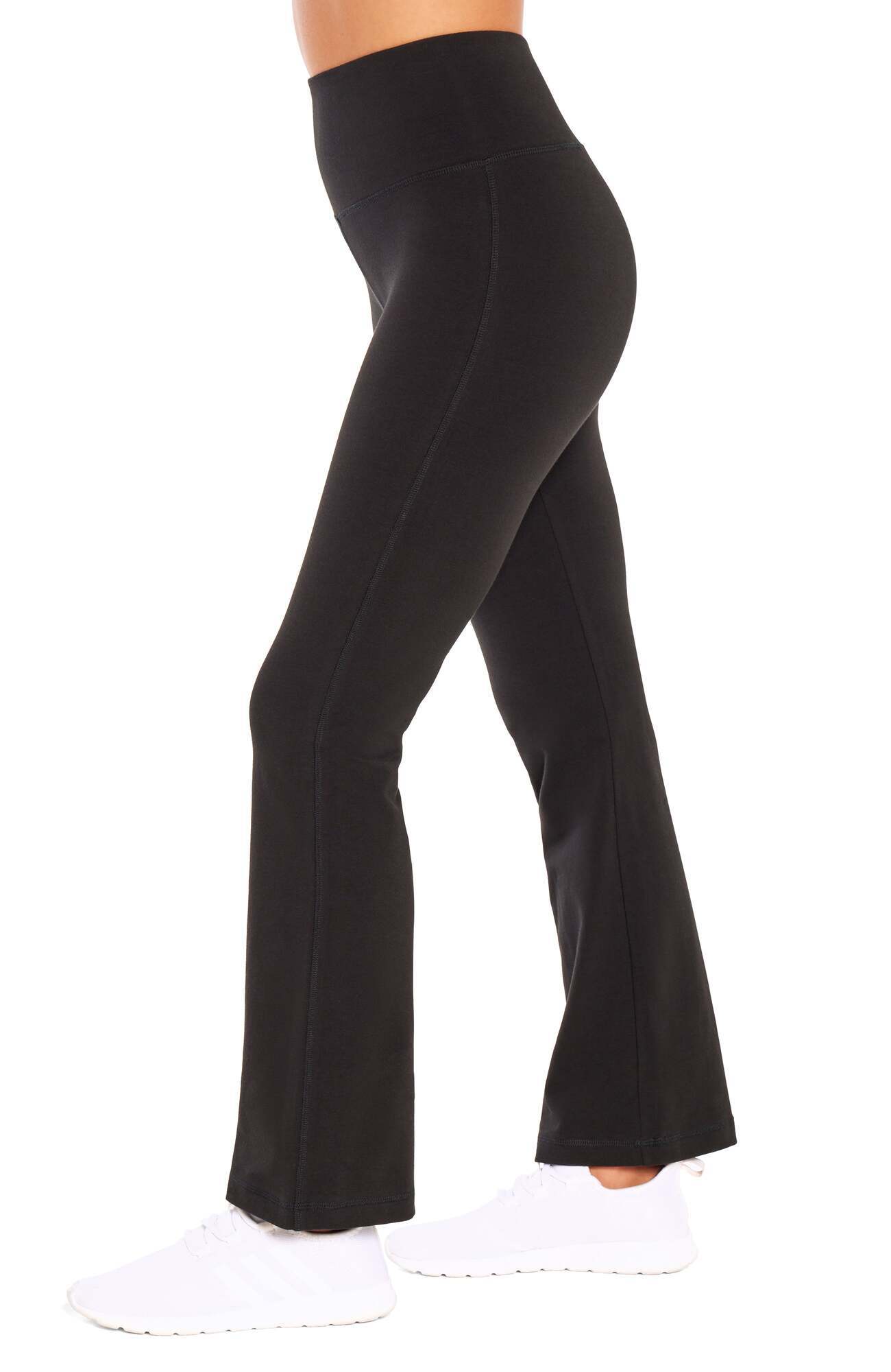 Audrey Tummy Control 29" Pants, alternate angle view, showing visible design features and texture of the durable stretch fabric.. 