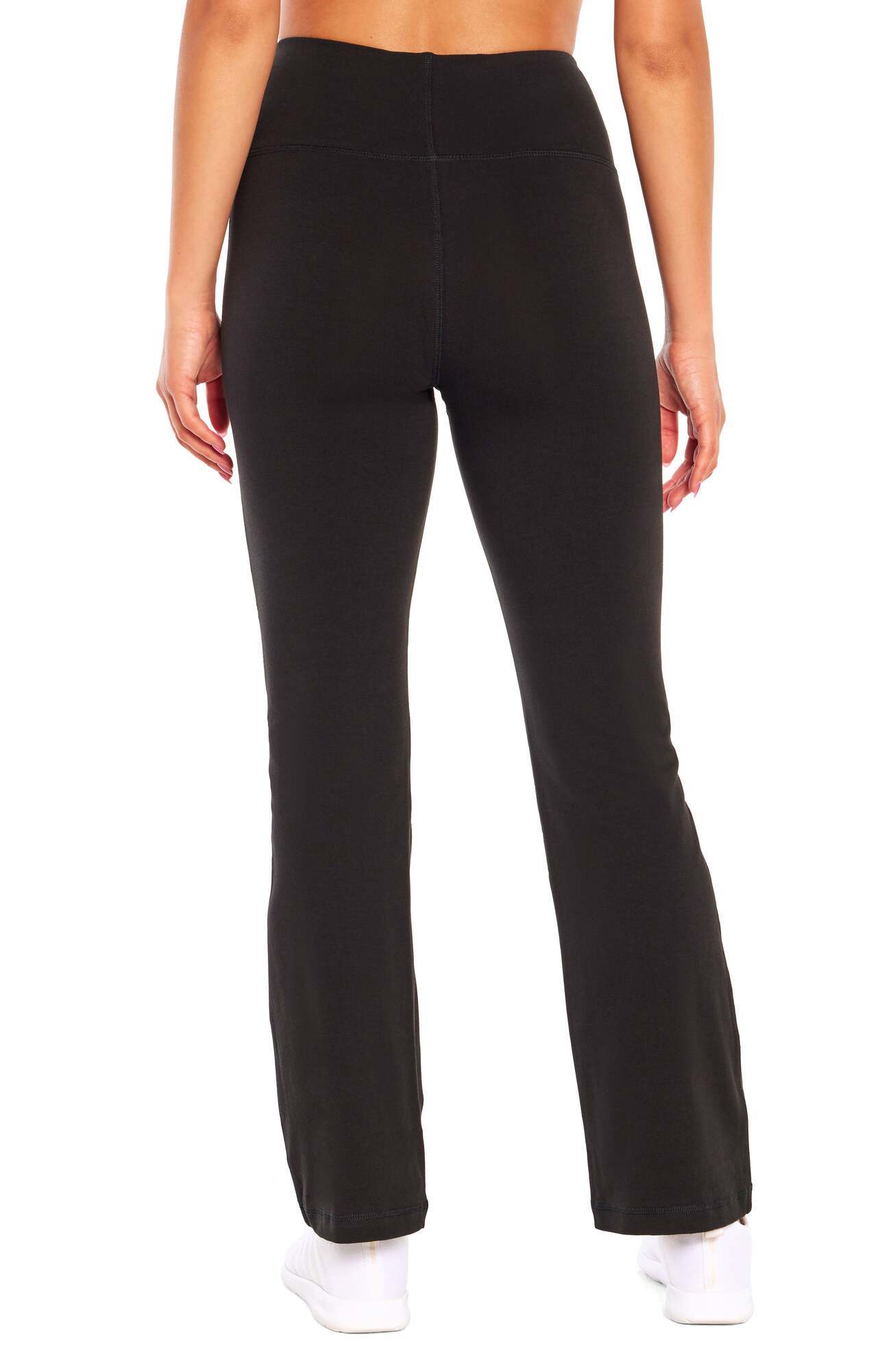 Audrey Tummy Control 29" Pants, back view, showing visible design features and texture of the durable stretch fabric.. 