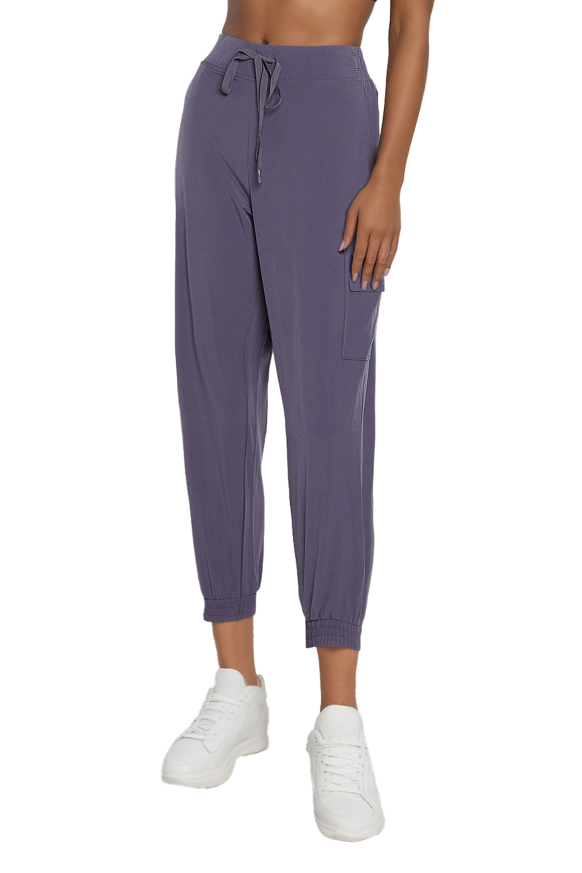 Emma Jogger, alternate angle view, showing visible design features and texture of the soft knit fabric..