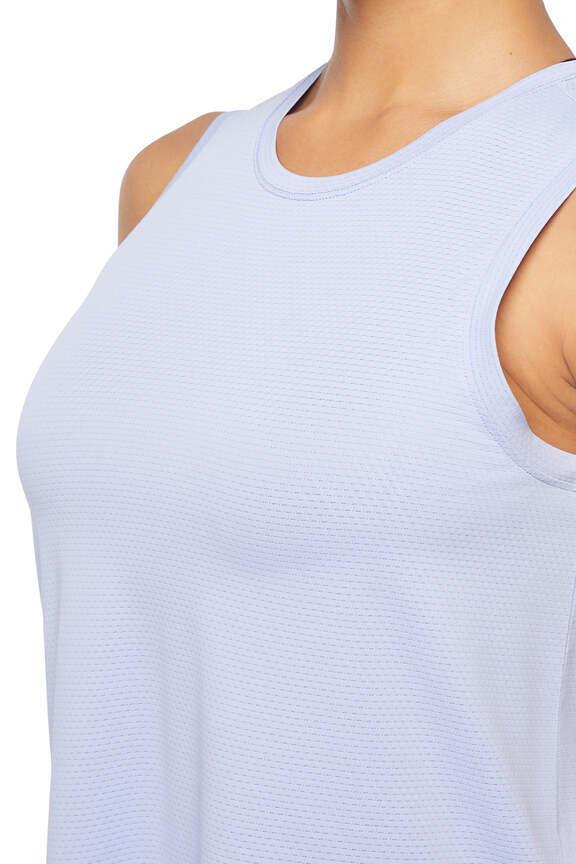 Lily Tank, alternate angle view, showing visible design features and texture of the soft knit fabric.. 