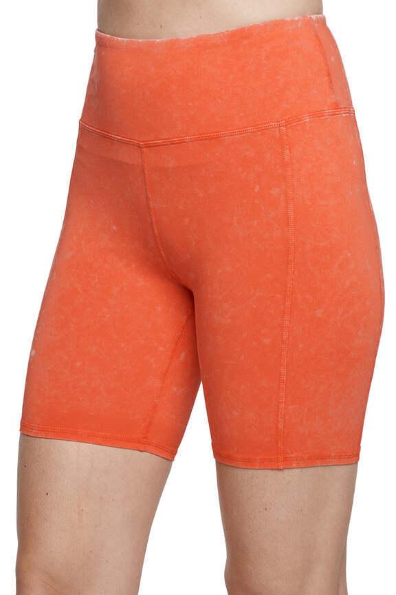 Cora Bermuda, alternate angle view, showing visible design features and texture of the soft knit fabric.. 