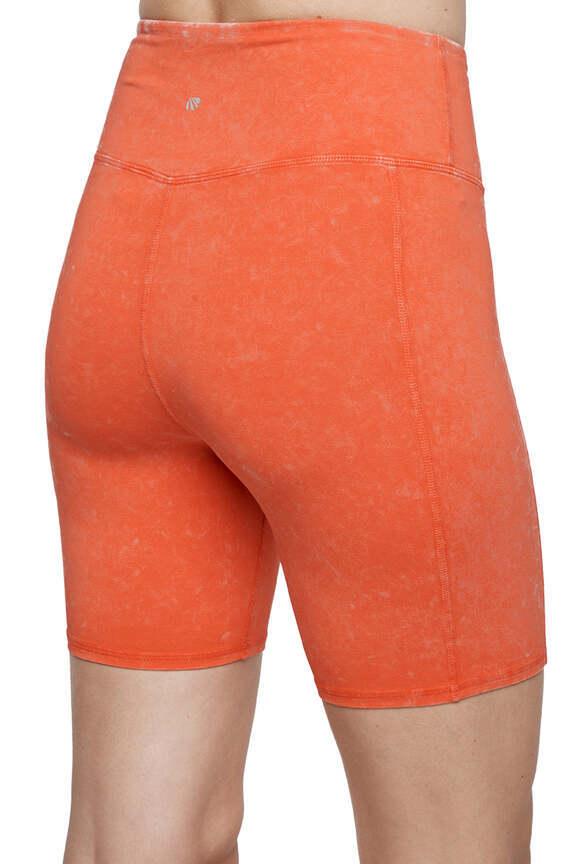 Cora Bermuda, alternate angle view, showing visible design features and texture of the soft knit fabric.. 