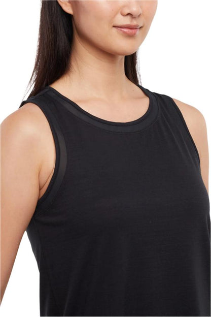 Larissa Tank, alternate angle view, showing visible design features and texture of the soft knit fabric.. 