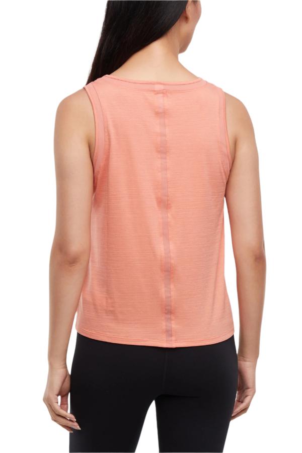 Larissa Tank, side view showing pocket placement, showing visible design features and texture of the soft knit fabric.. 