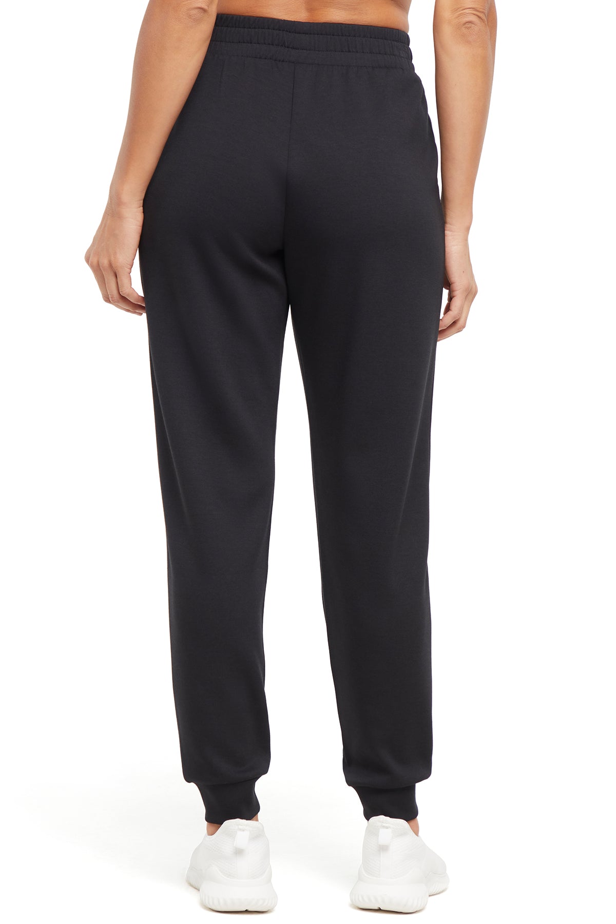 Sage Jogger, alternate angle view, showing visible design features and texture of the soft knit fabric..