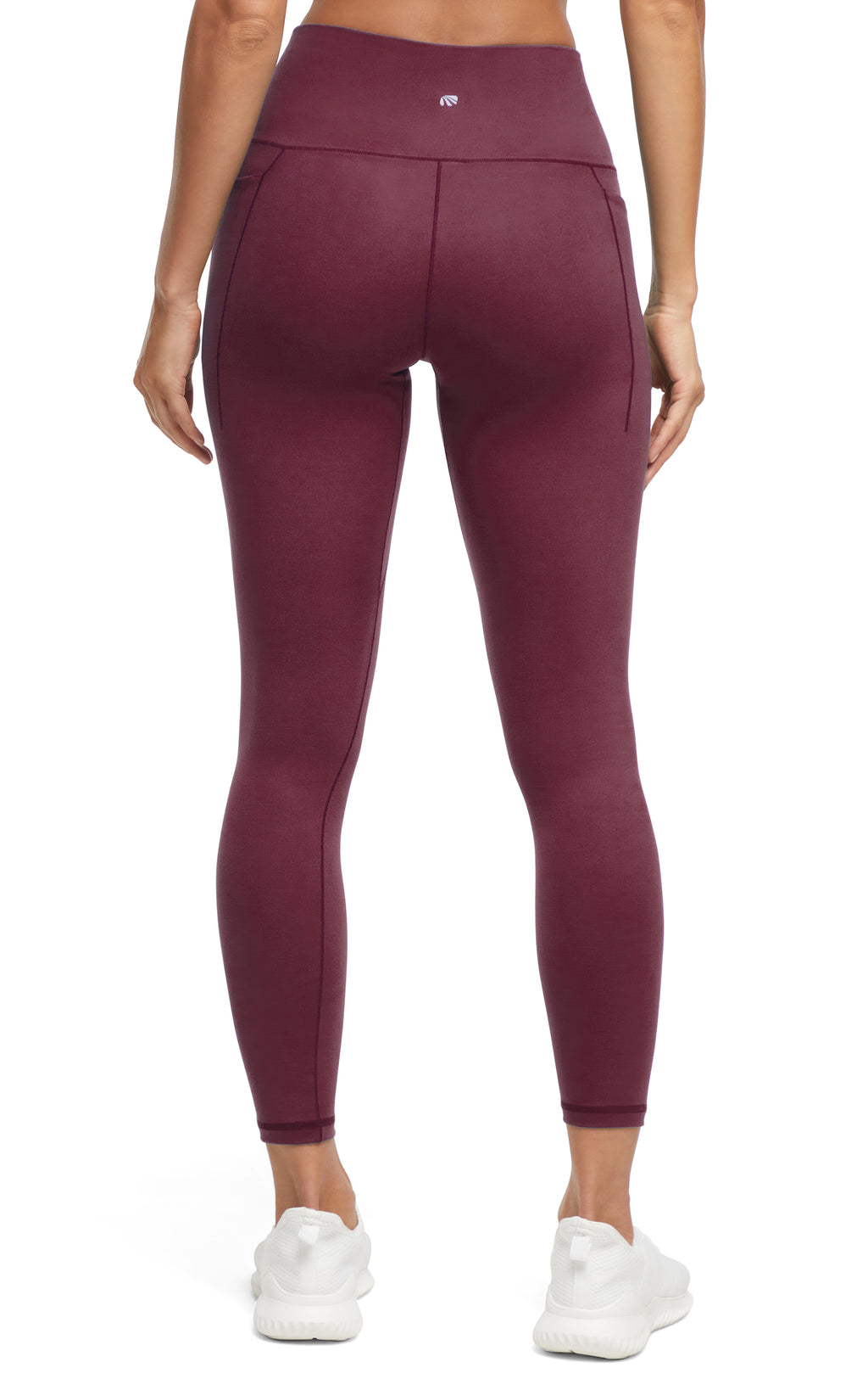 Kelly Side Pocket Legging, alternate angle view, showing visible design features and texture of the stretch knit fabric.. #color_fig