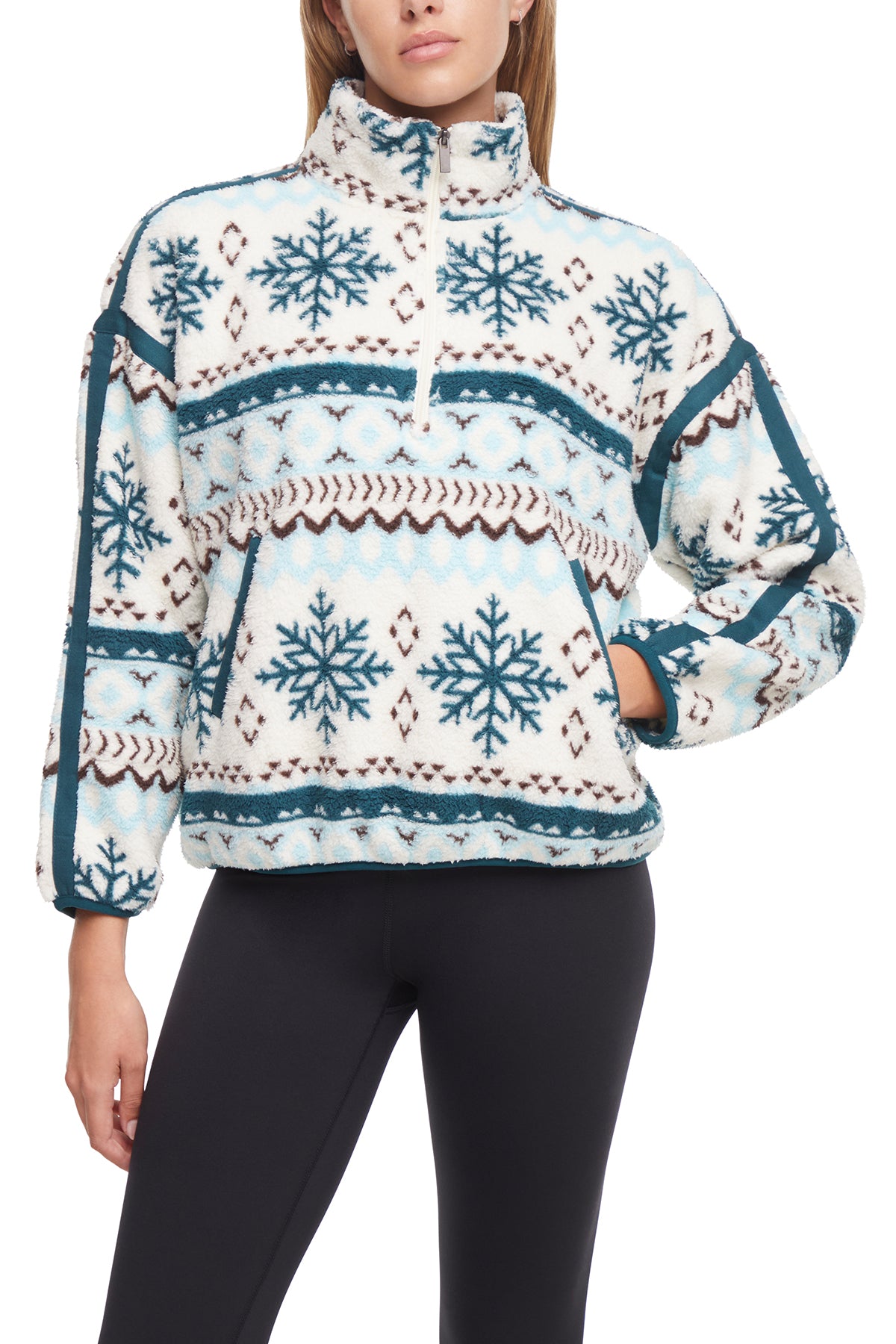 Caliste 1/4 Zip Sherpa Pullover – Marika