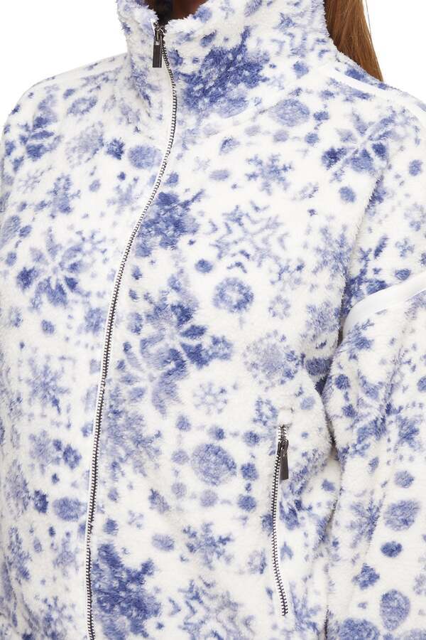 Blair Sherpa Jacket, alternate angle view, showing visible design features and texture of the smooth woven fabric.. 