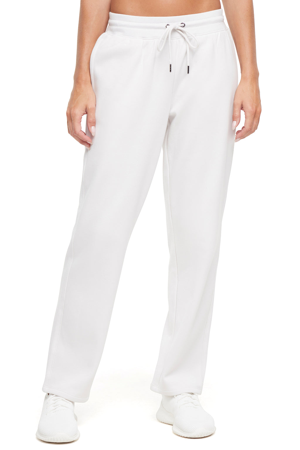 Roxie Pant, alternate angle view, showing visible design features and texture of the durable stretch fabric. #color_nimbus-cloud