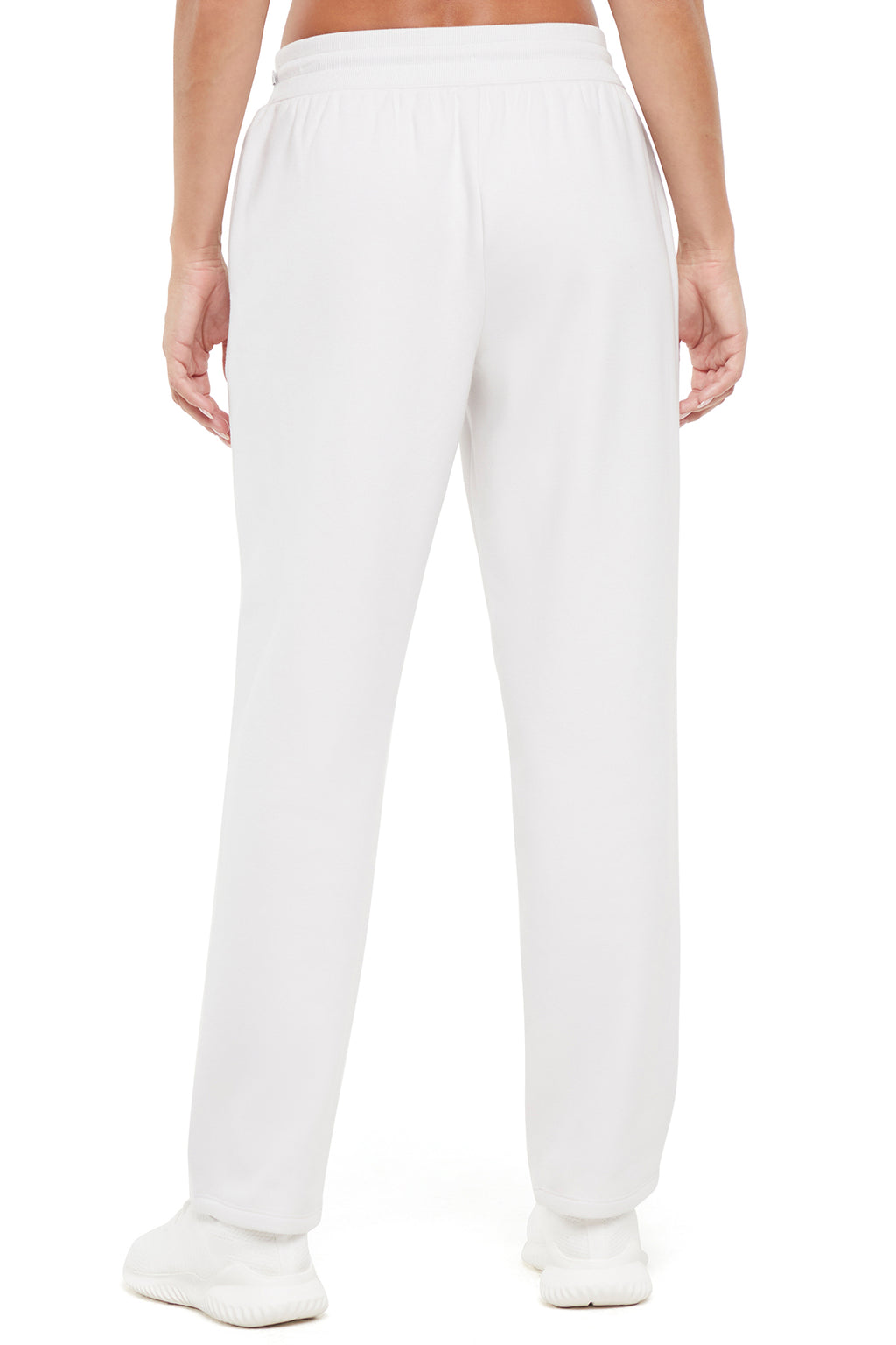 Roxie Pant, back view, showing visible design features and texture of the durable stretch fabric. #color_nimbus-cloud
