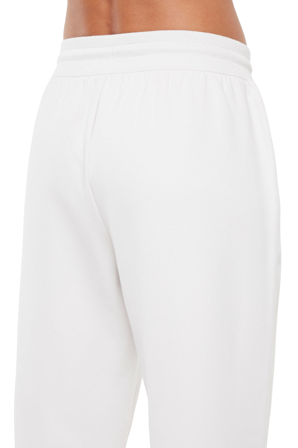 Roxie Pant, side view showing pocket placement, showing visible design features and texture of the durable stretch fabric. #color_nimbus-cloud